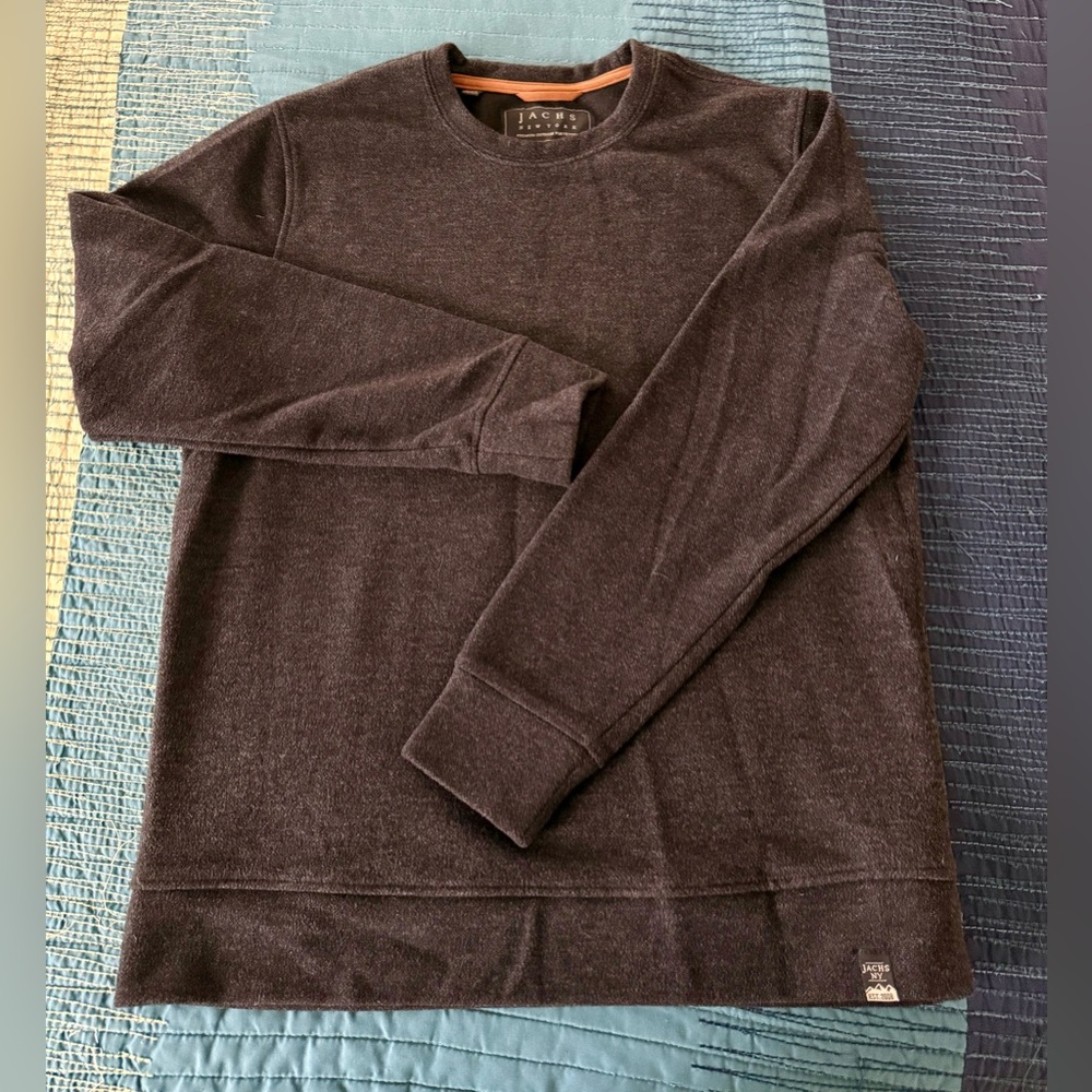 🆕 Jachs New York Men's Dark Gray Crewneck Sweater